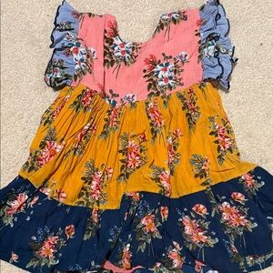 Pink Chicken cotton dress